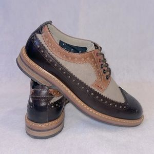 Clarks Brown Comi Lea Pitney Limit Wingtip M Sz 7